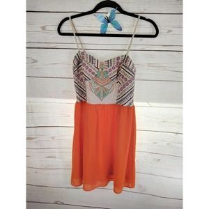 NWT Flying Tomato Embroidered Bodice Dress SZ M